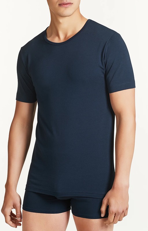 Maglia t-shirt girocollo in cotone elasticizzato RAGNO
